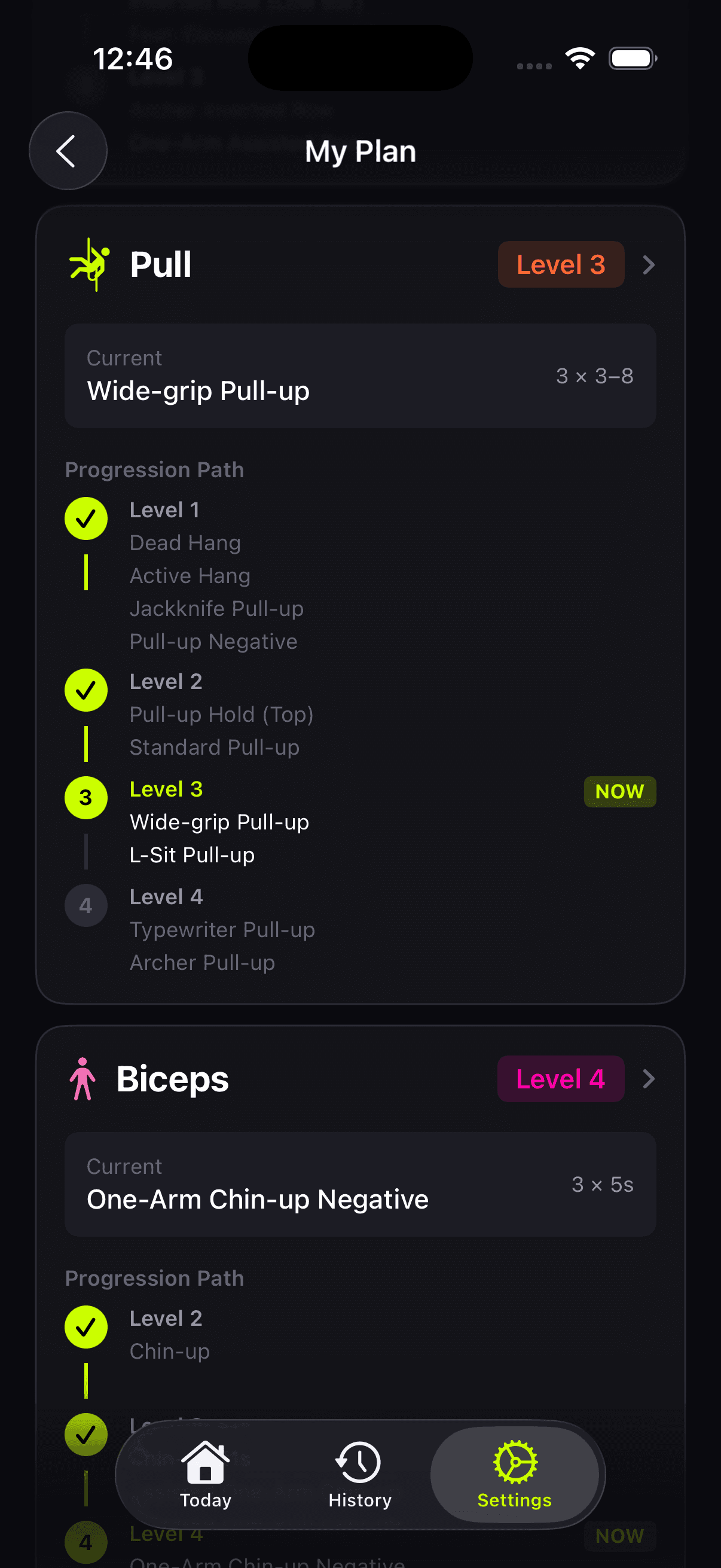 Guppy progression view